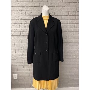 New York & Co Black Long Jacket Size 12